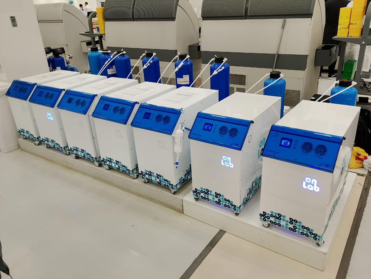 Sistema PuroLab Di instalado